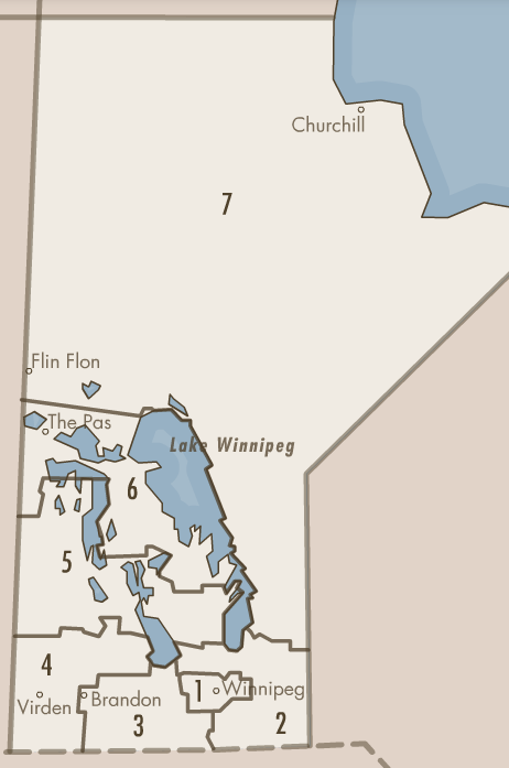 Manitoba Zone Map